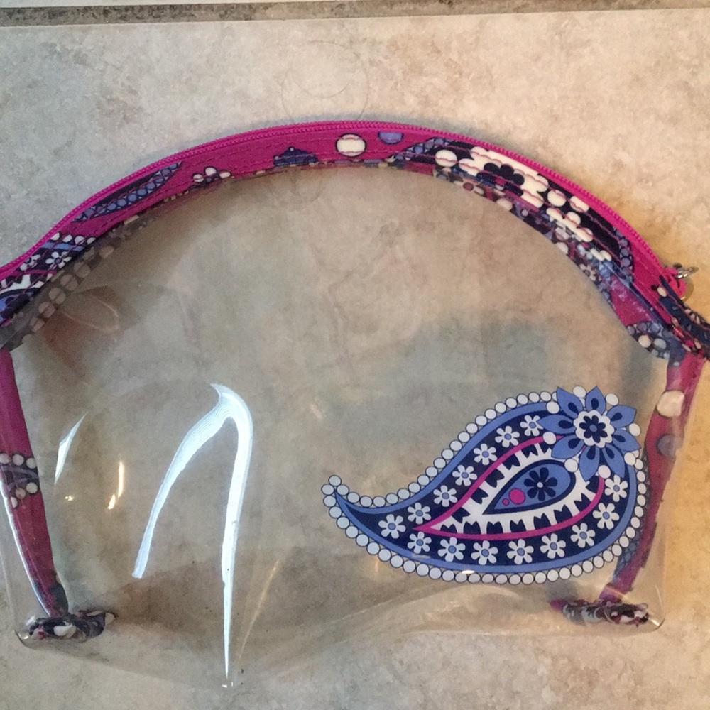 Vera Bradley Clear Cosmetic Bag!